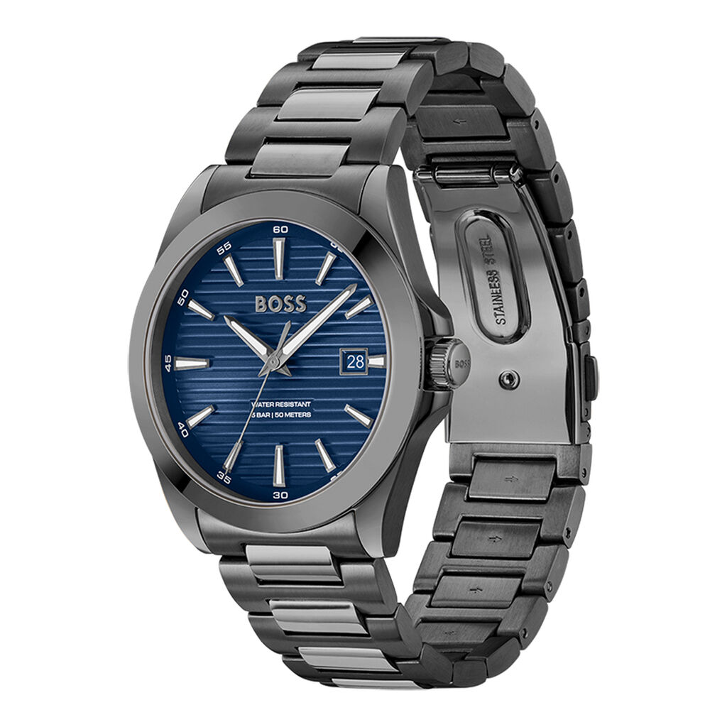 Montre Hugo Boss Boss Strike Bleu - Montres étanches Homme | Marc Orian