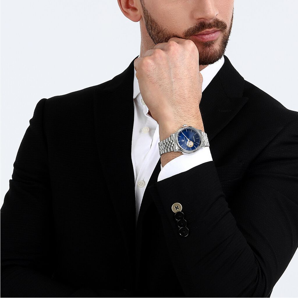 Montre Maserati Epoca Bleu - Montres automatiques Homme | Marc Orian