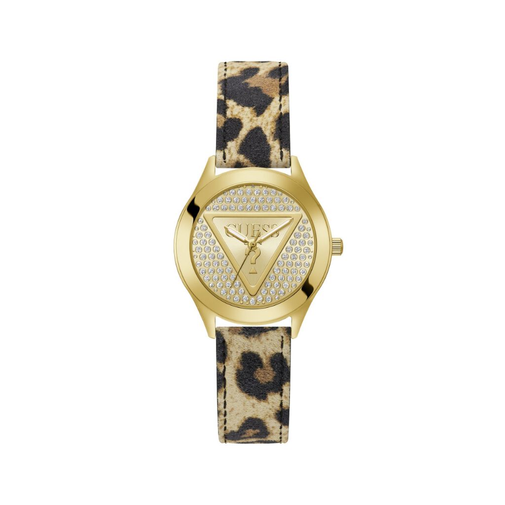 Montre Guess Glitz Plaque Champagne - Montres étanches Femme | Marc Orian