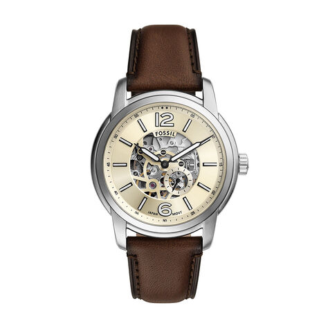 Montre Fossil Heritage Crème - Montres automatiques Homme | Marc Orian