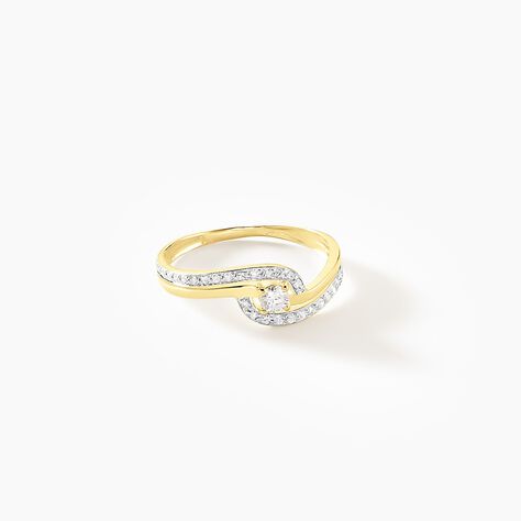 Bague Solitaire Vassilissa Or Jaune Diamant - Parures de mariage Femme | Marc Orian