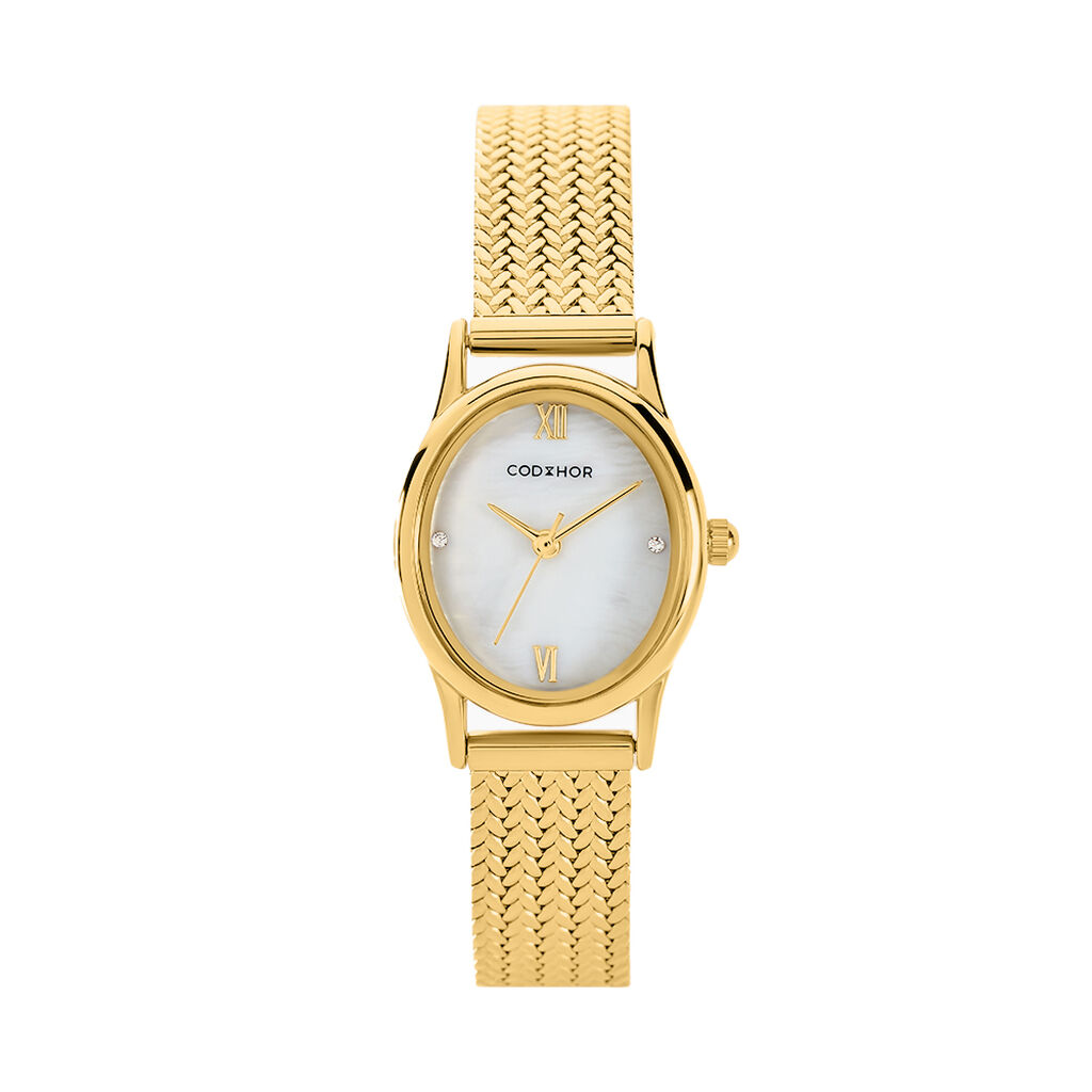 Montre Codhor Suzanne Nacre Blanche - Montres étanches Femme | Marc Orian