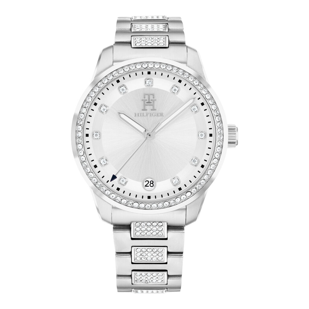 Montre Tommy Hilfiger Th85 Crystals Blanc - Montres étanches Femme | Marc Orian