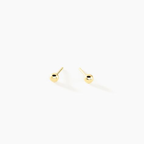 Boucles D'oreilles Puces Or Jaune Fidelia - Puces Femme | Marc Orian