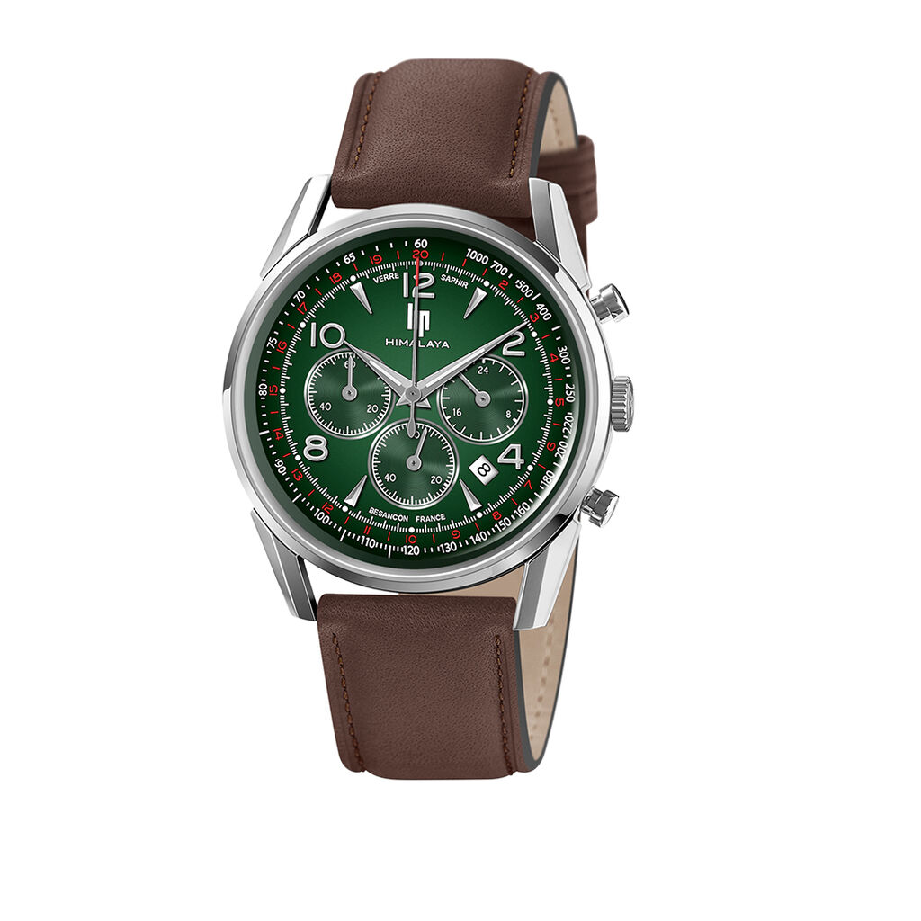 Montre Lip Himalaya 40 Chrono Vert - Montres étanches Homme | Marc Orian