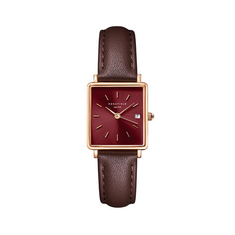 Montre Rosefield Boxy Xs Bordeaux - Montres étanches Femme | Marc Orian