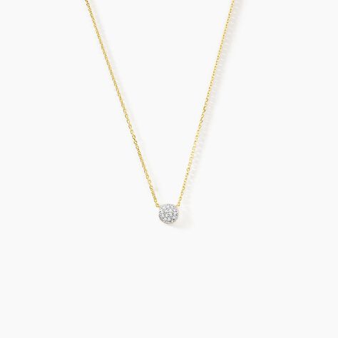 Collier Teani Or Jaune Diamant - Colliers avec pierres Femme | Marc Orian