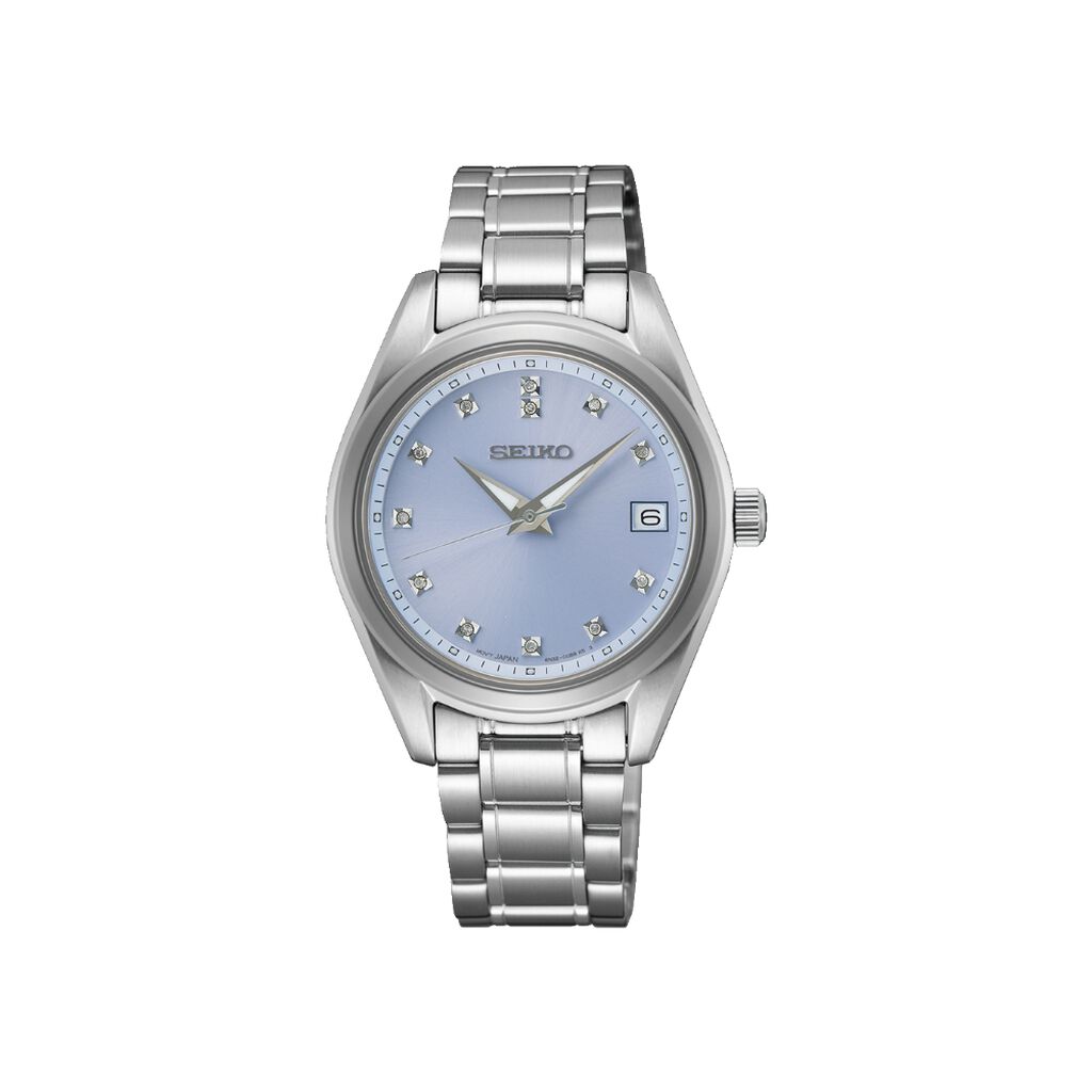 Montre Seiko Classique Bleu Sky - Montres étanches Femme | Marc Orian