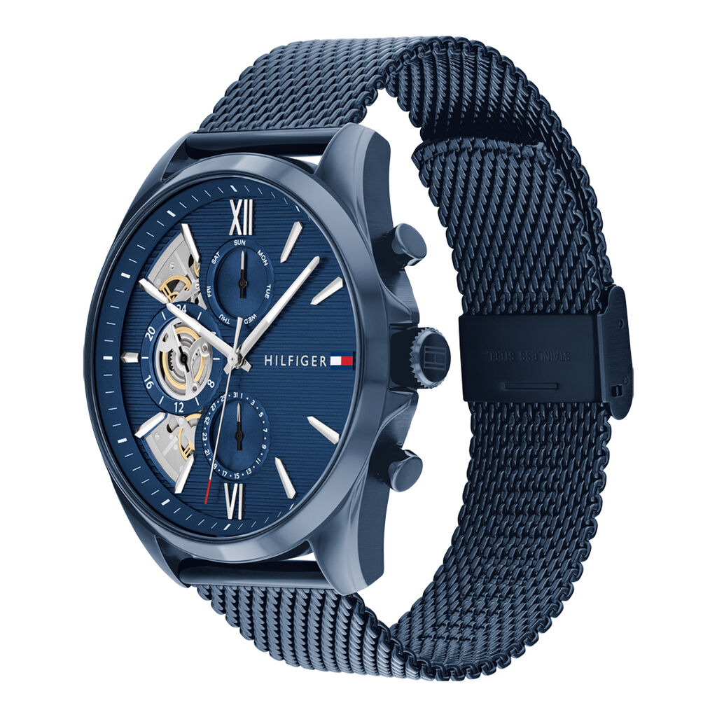 Montre Tommy Hilfiger Baker Bleu - Montres étanches Homme | Marc Orian