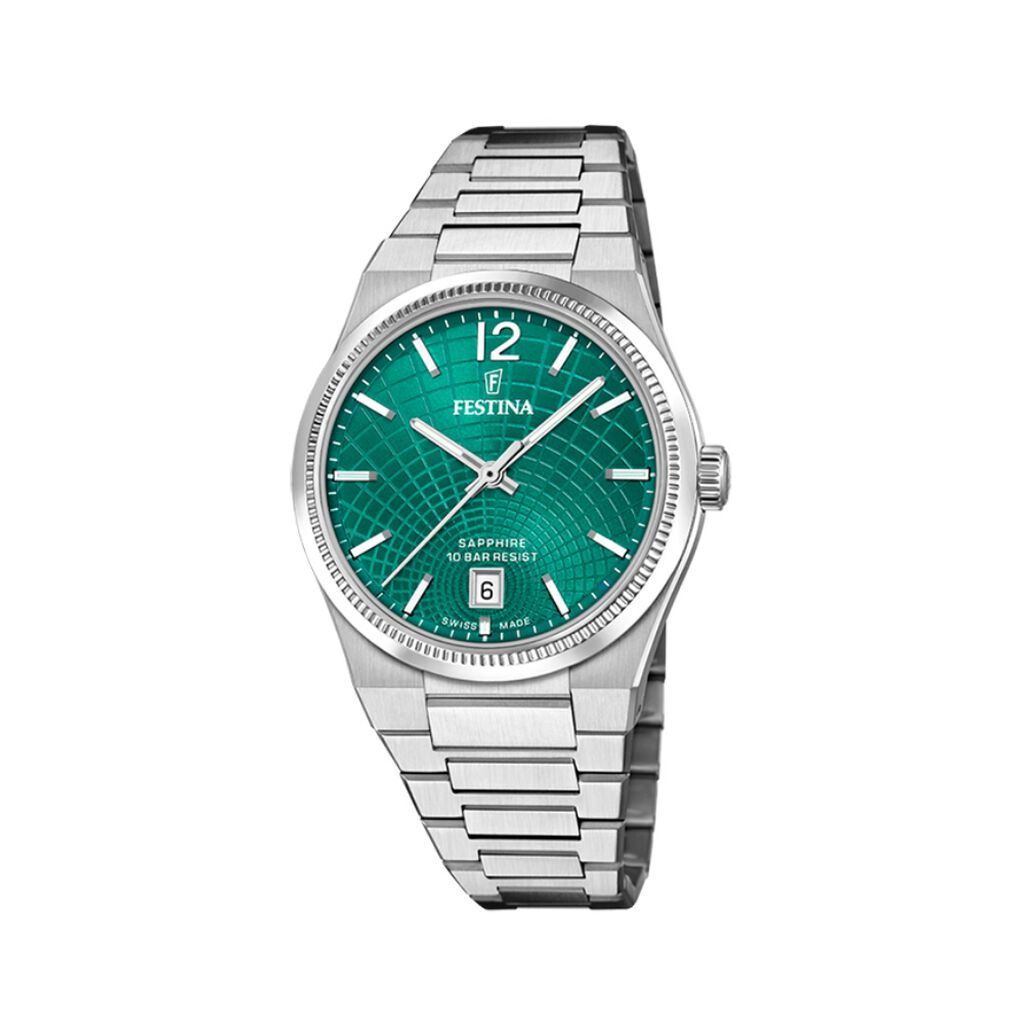 Montre Festina Swiss Made Vert - Montres étanches Femme | Marc Orian