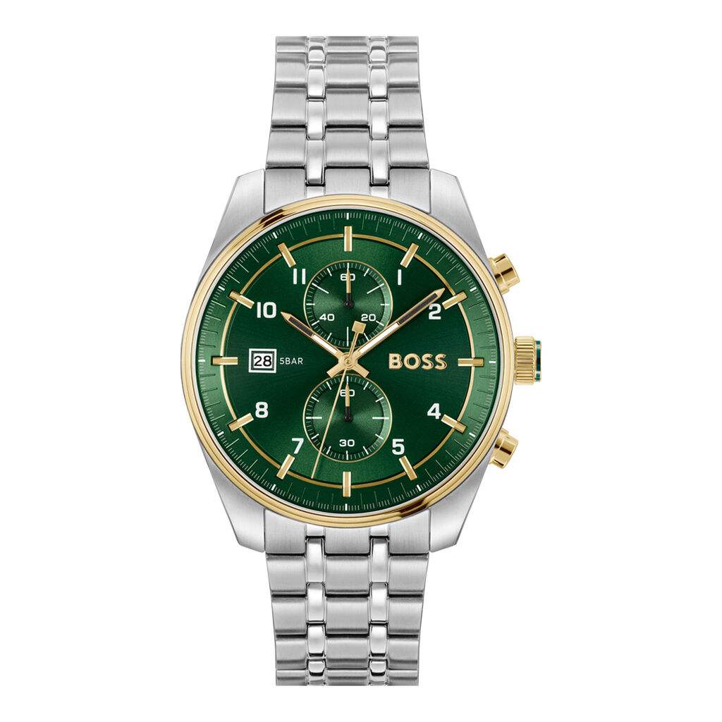 Montre Boss Skytraveller Vert - Montres étanches Homme | Marc Orian