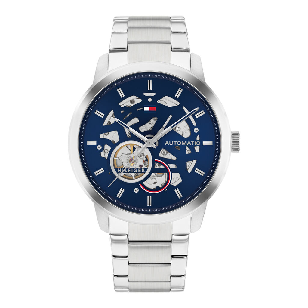 Montre Tommy Hilfiger Henry Auto Bleu - Montres automatiques Homme | Marc Orian