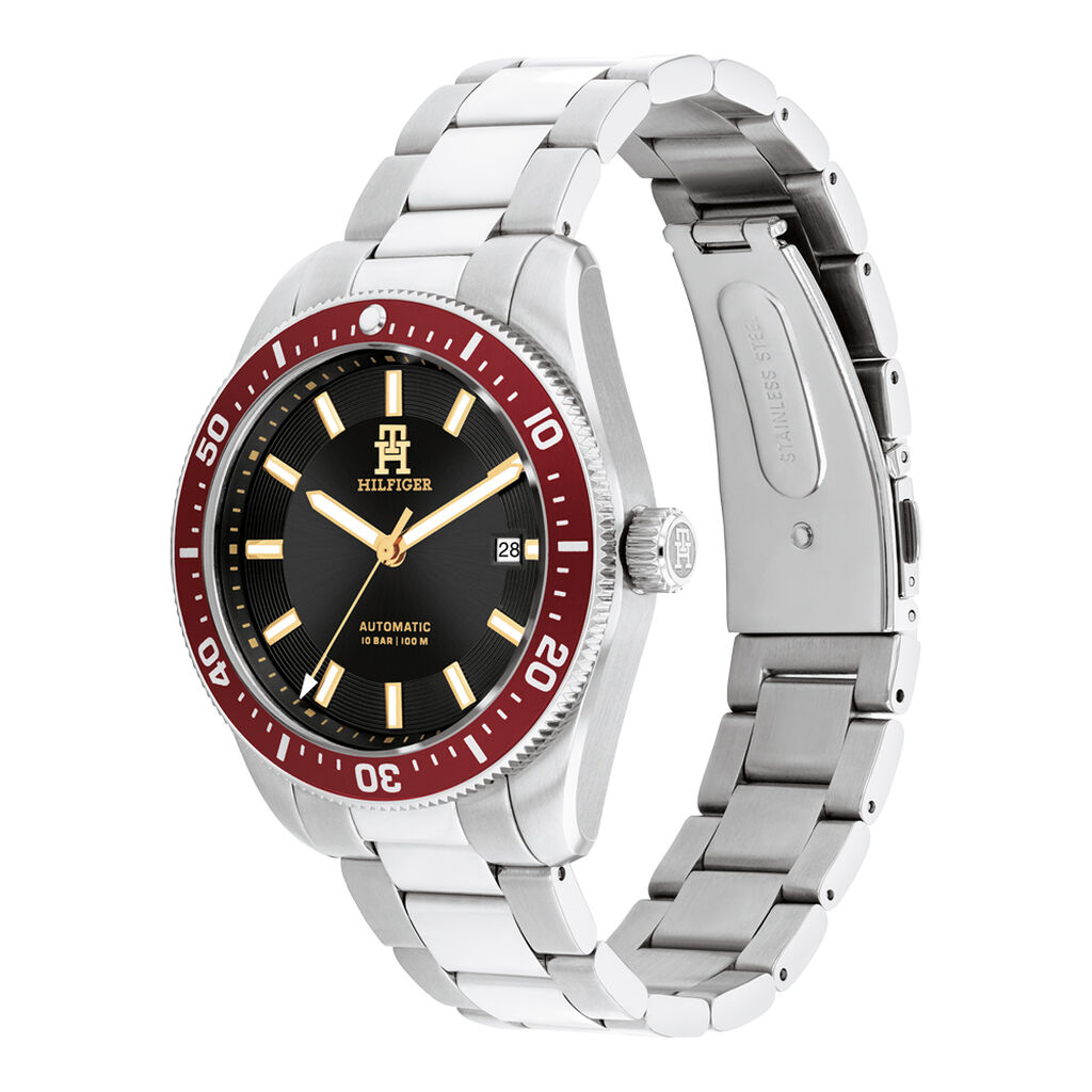 Montre Tommy Hilfiger Th 85 Auto Noir - Montres automatiques Homme | Marc Orian