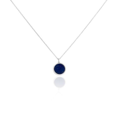 Collier Franzine Argent Blanc Lapis Lazulis - Colliers avec pierres Femme | Marc Orian