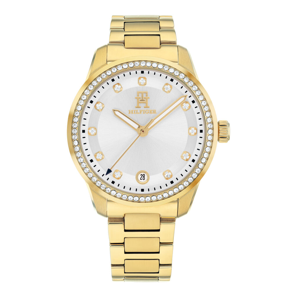 Montre Tommy Hilfiger Th85 Crystals Blanc - Montres étanches Femme | Marc Orian