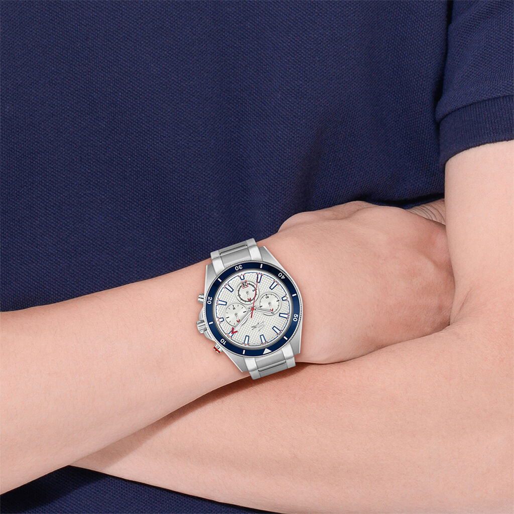 Montre Lacoste Mainsail Blanc - Montres étanches Homme | Marc Orian