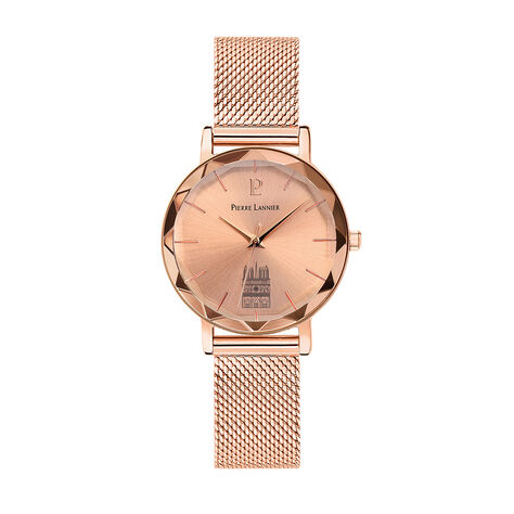 Montre Pierre Lannier Coeur Battant Rose - Montres étanches Femme | Marc Orian