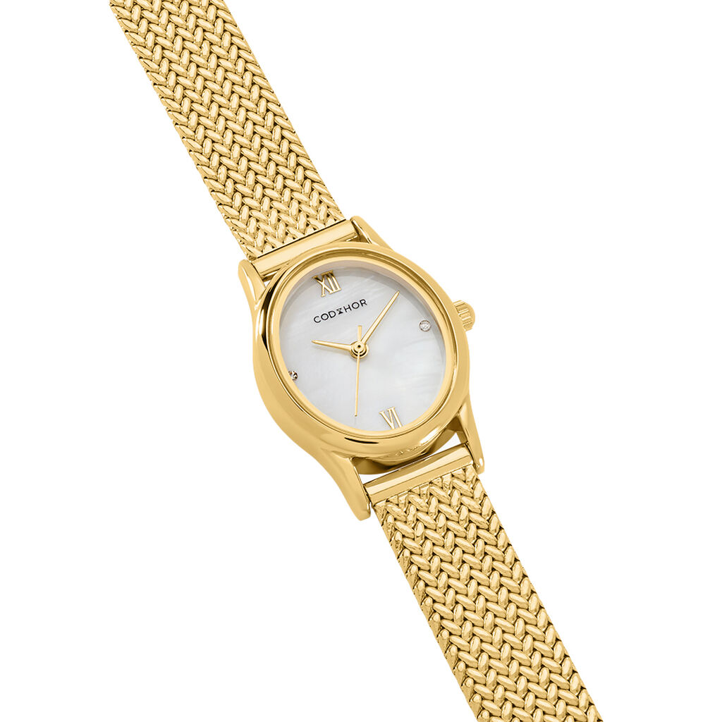 Montre Codhor Suzanne Nacre Blanche - Montres étanches Femme | Marc Orian