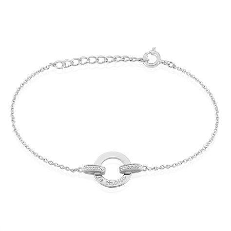 Bracelet Desirat Argent Blanc Oxyde De Zirconium - Bracelets fantaisie Femme | Marc Orian