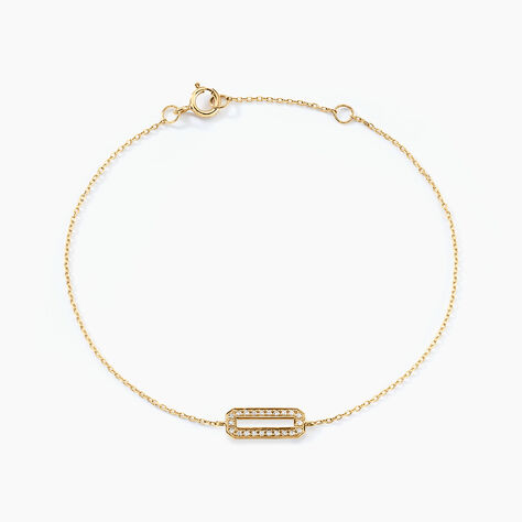 Bracelet Pris Or Jaune Diamant - Bracelets chaînes Femme | Marc Orian