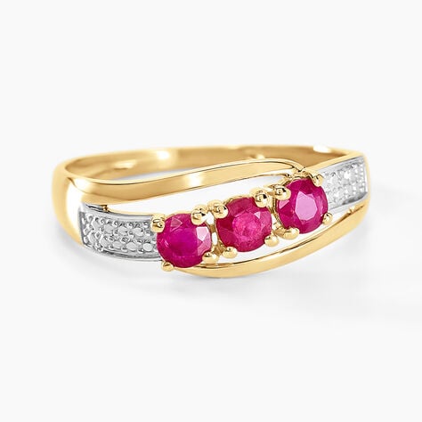 Bague Aurora Or Jaune Rubis - Bagues vintage Femme | Marc Orian