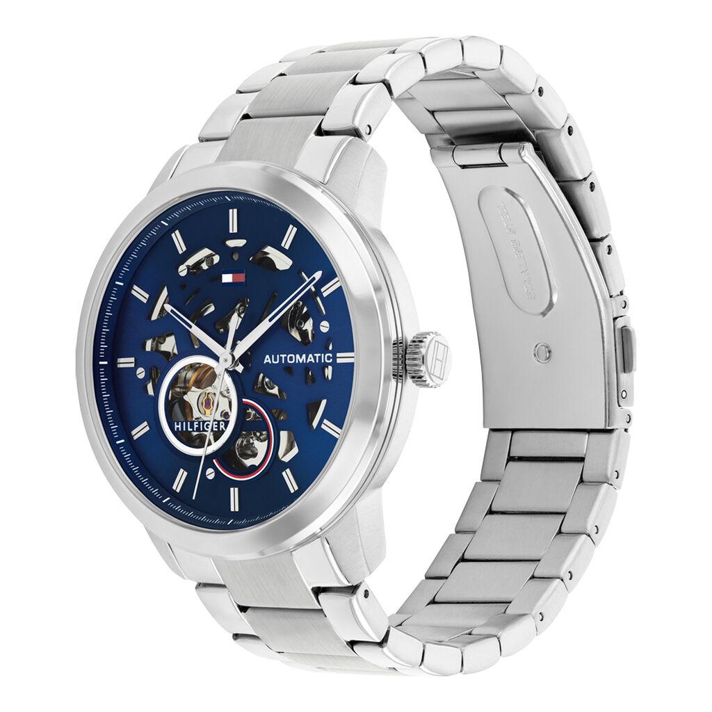 Montre Tommy Hilfiger Henry Auto Bleu - Montres automatiques Homme | Marc Orian