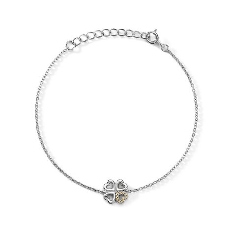 Bracelet Sigrid Argent Blanc Oxyde De Zirconium - Bracelets chaînes Femme | Marc Orian