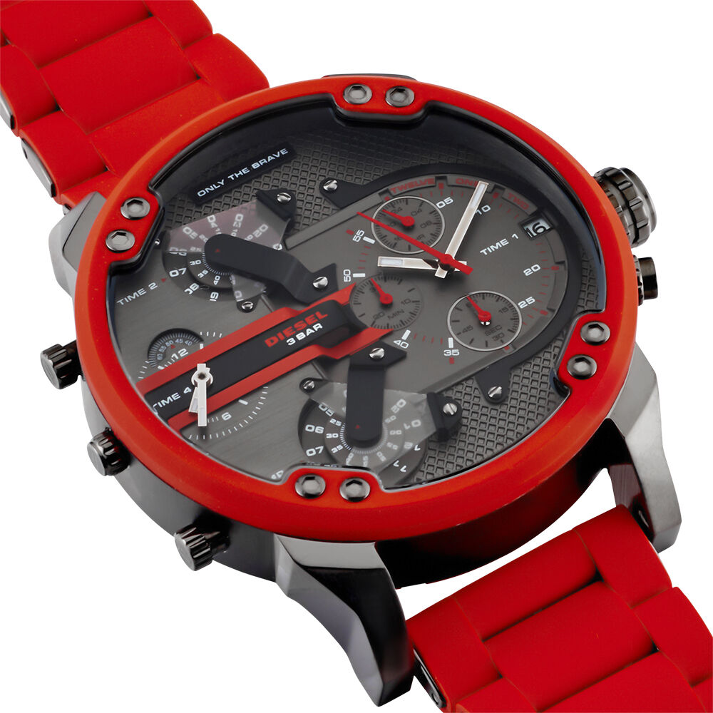 Diesel montre 2024 rouge