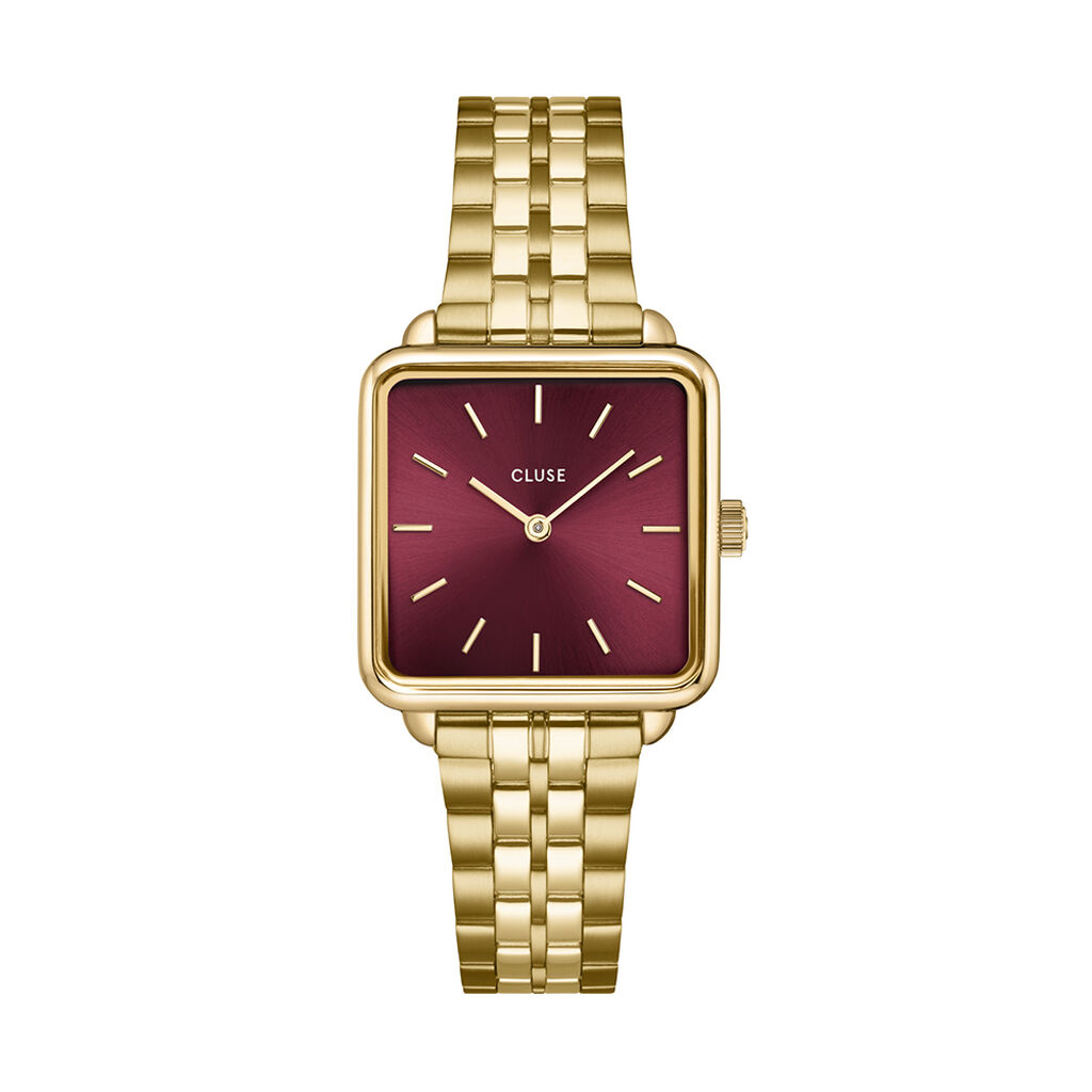 Montre Cluse La Tétragone Cerise - Montres étanches Femme | Marc Orian