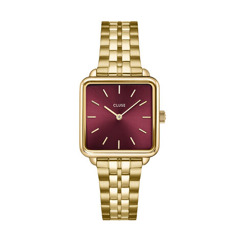 Montre Cluse La Tétragone Cerise - Montres étanches Femme | Marc Orian