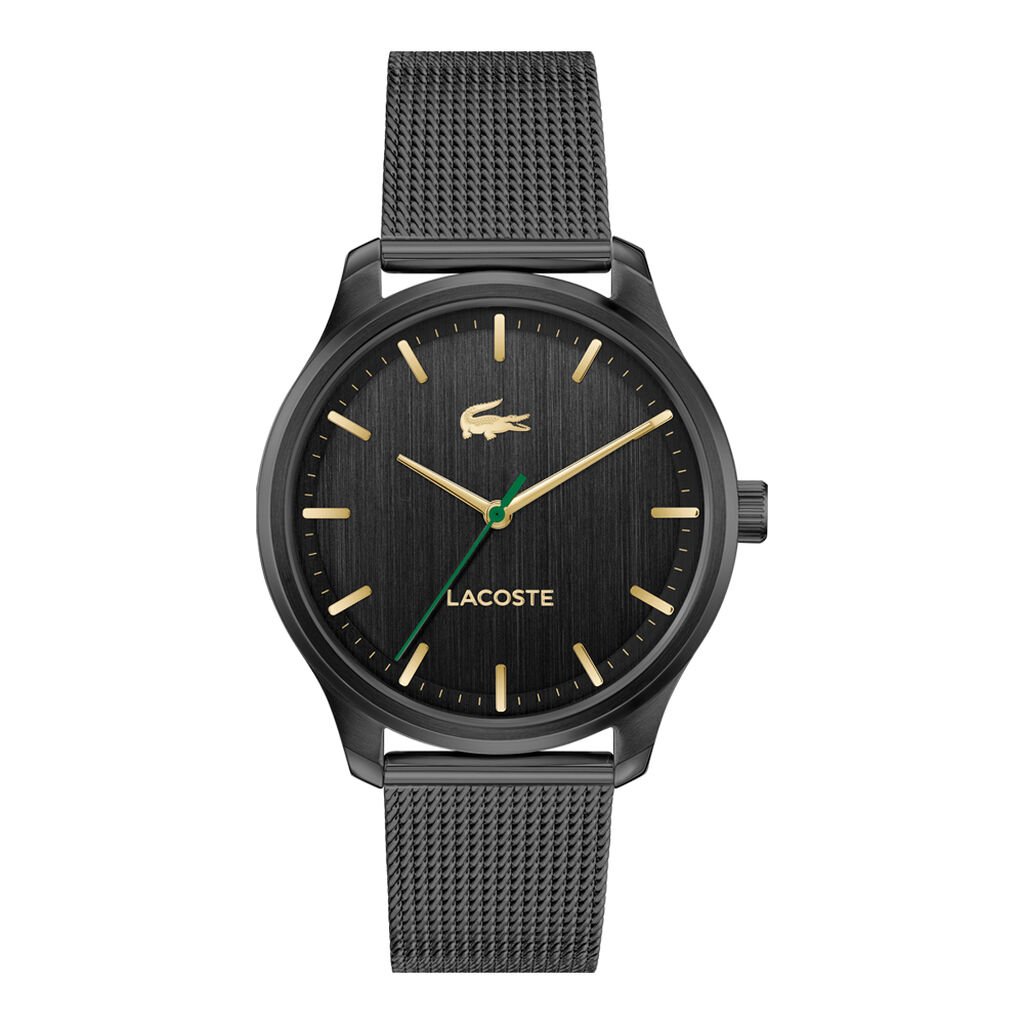 Montre Lacoste Lisbon Noir - Montres étanches Homme | Marc Orian