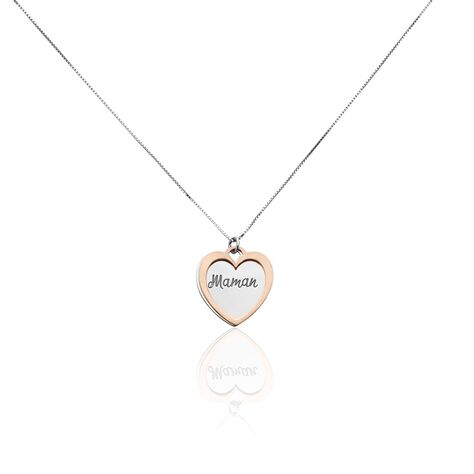 Collier Argent Bicolore Jiya - Colliers maman Femme | Marc Orian