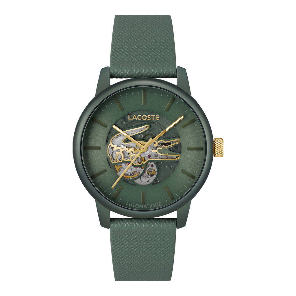 Montre Lacoste .12.12 Automatique Kaki - Montres automatiques Homme | Marc Orian