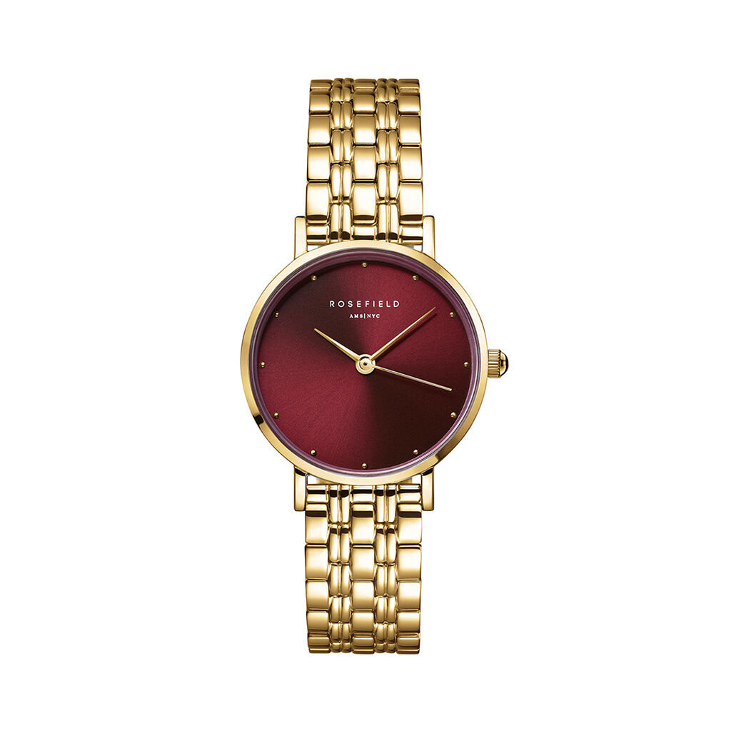 Montre Rosefield Small Edit Bordeaux - Montres étanches Femme | Marc Orian