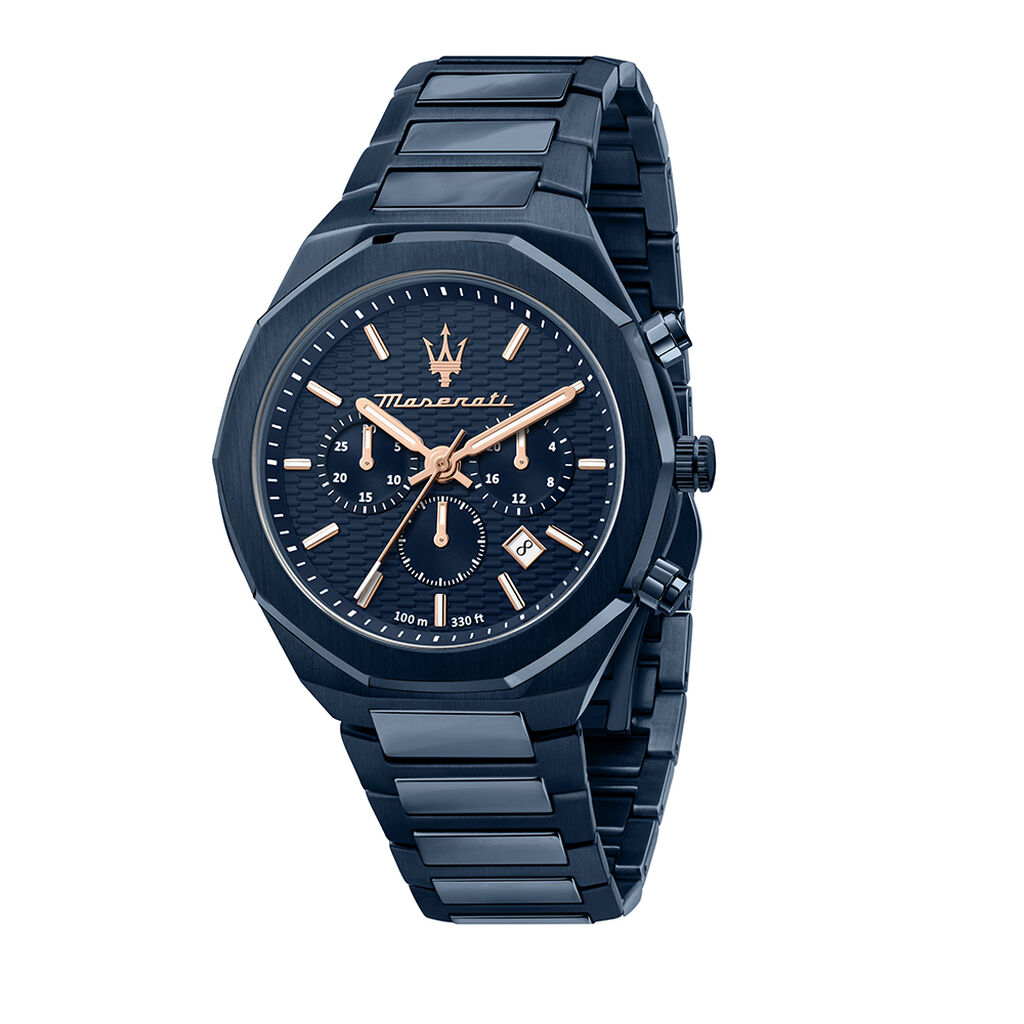 Montre Maserati Stile Bleu - Montres étanches Homme | Marc Orian