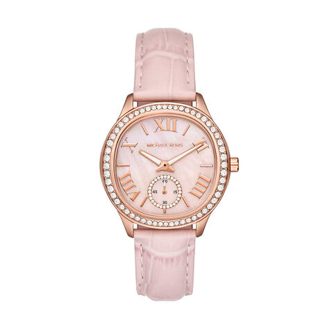 Montre Michael Kors Sage Nacre Rose - Montres étanches Femme | Marc Orian