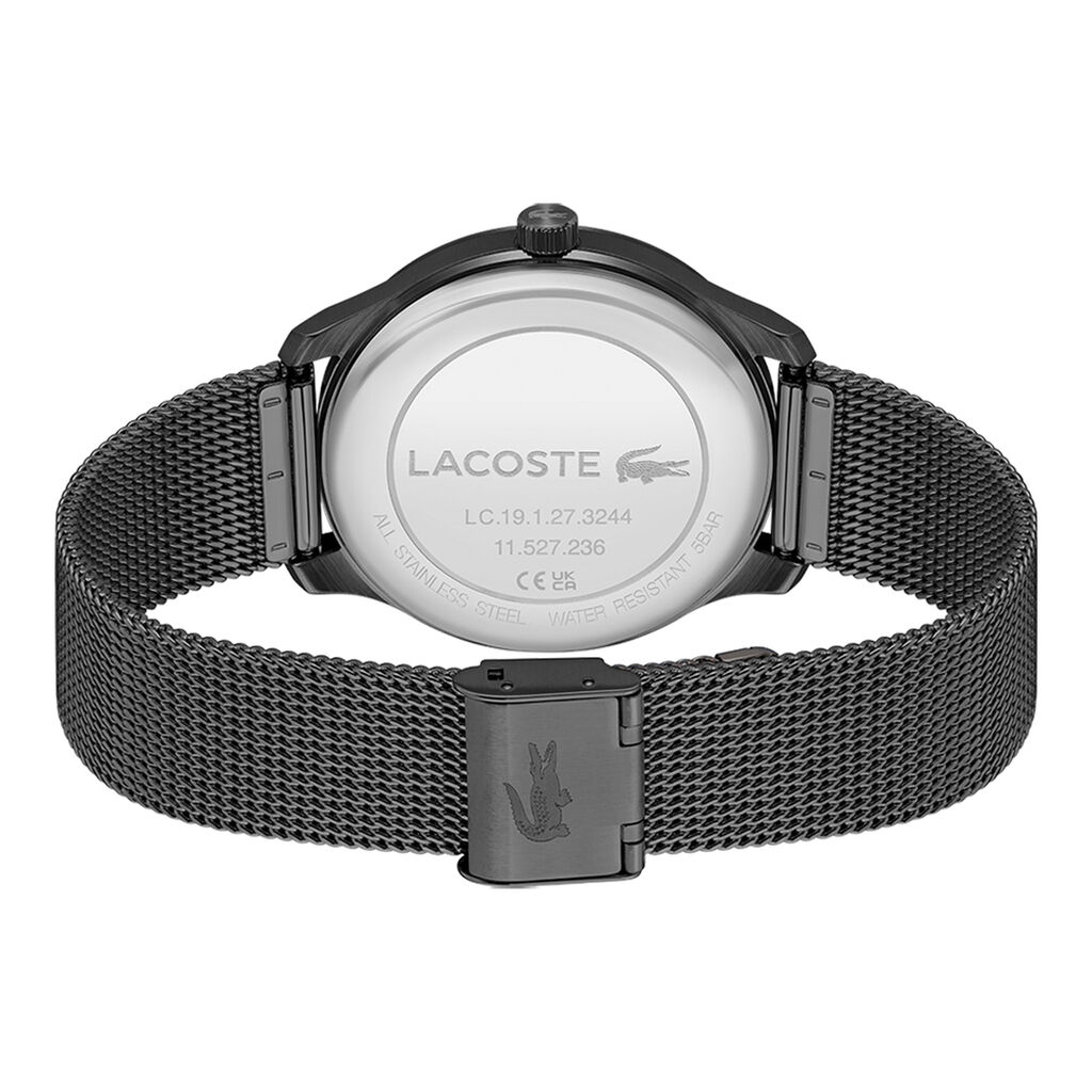 Montre Lacoste Lisbon Noir - Montres étanches Homme | Marc Orian