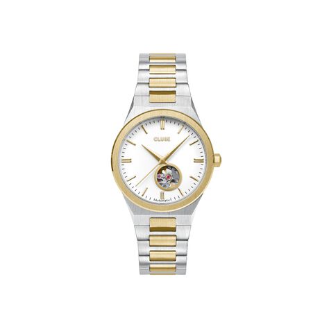 Montre Cluse Vigoureux Automatique Blanc - Montres automatiques Femme | Marc Orian