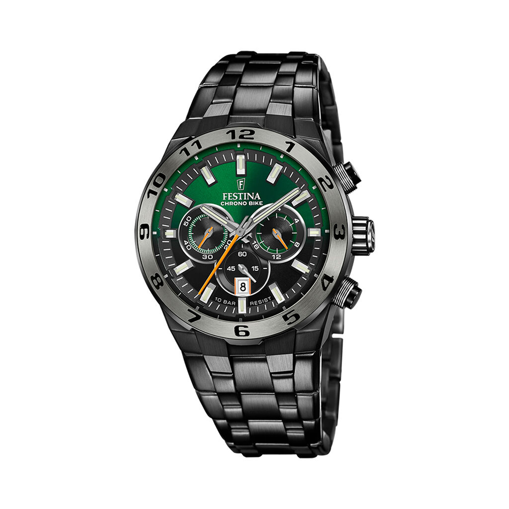 Montre Festina Chrono Bike Vert - Montres étanches Homme | Marc Orian