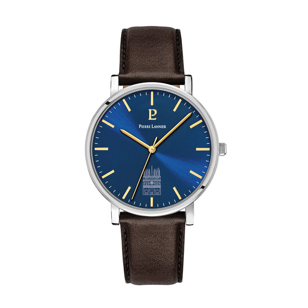 Montre Pierre Lannier Coeur Battant Bleu - Montres étanches Homme | Marc Orian