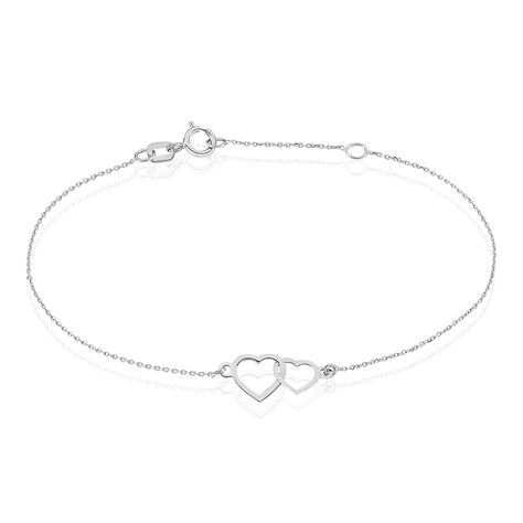 Bracelet Eleno Or Blanc - Bracelets Anneaux Entrelacés Femme | Marc Orian