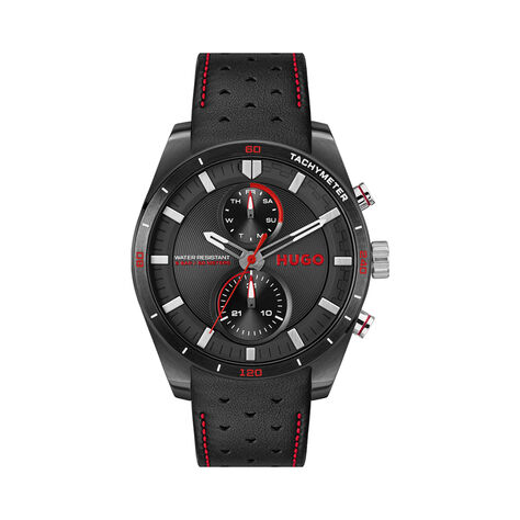 Montre Hugo Fast Noir - Montres étanches Homme | Marc Orian