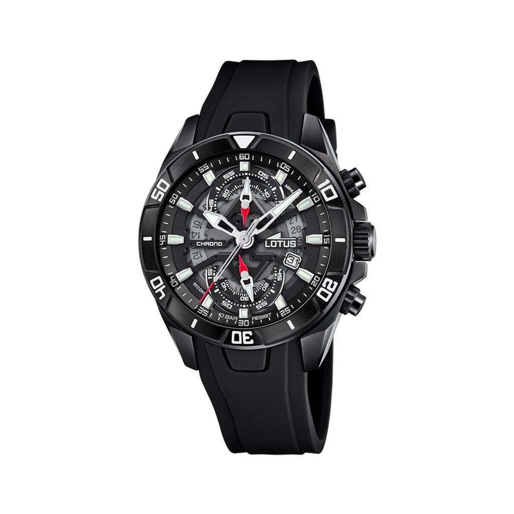 Montre Lotus Vortex Noir - Montres étanches Homme | Marc Orian