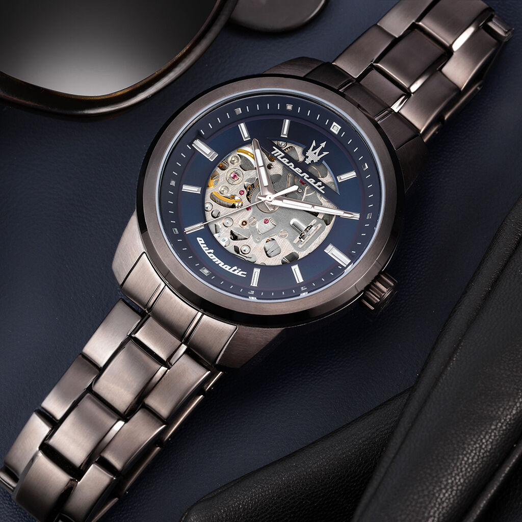 Montre Maserati Successo Bleu - Montres automatiques Homme | Marc Orian