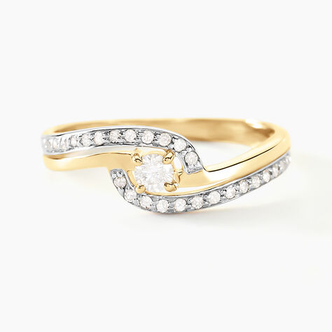 Bague Solitaire Vassilissa Or Jaune Diamant - Parures de mariage Femme | Marc Orian