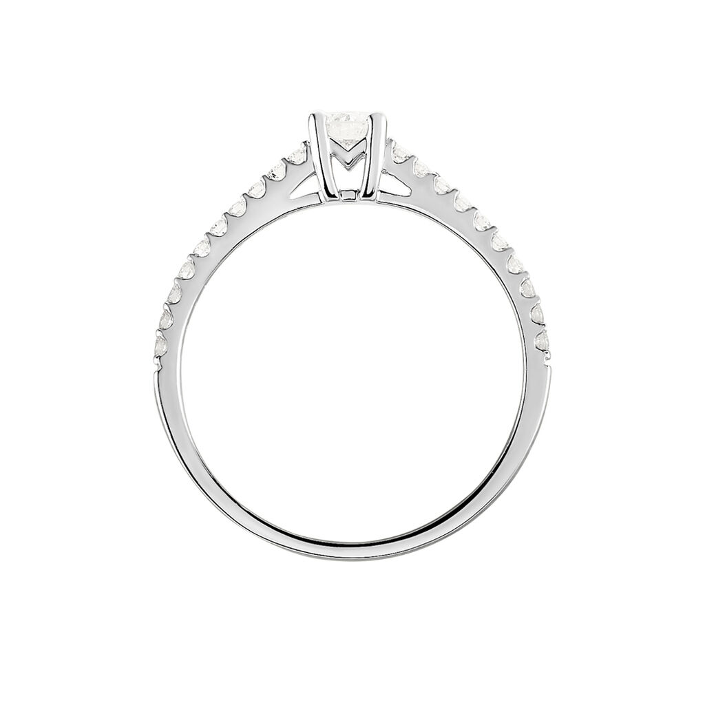 Bague Solitaire Or Blanc Nyala Diamants - Solitaires Femme | Marc Orian