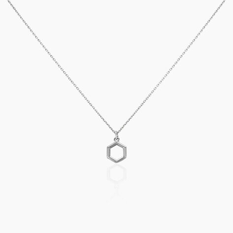 Collier Brielle Argent Blanc - Colliers Femme | Marc Orian