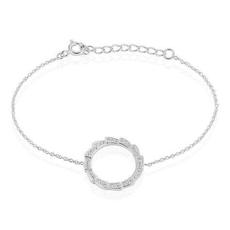 Bracelet Nevada Argent Blanc Oxyde De Zirconium - Bracelets fantaisie Femme | Marc Orian