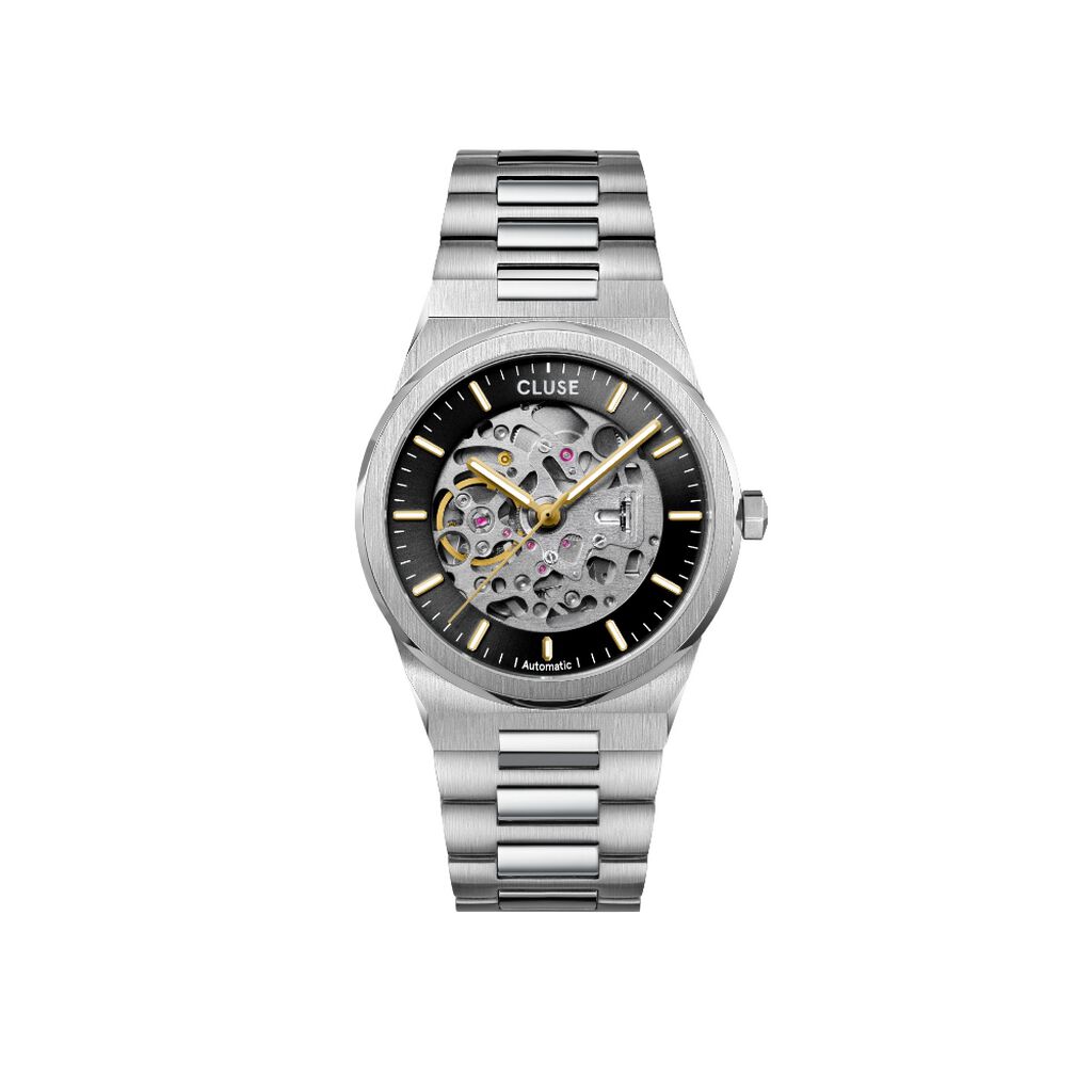 Montre Cluse Vigoureux Automatique Noir - Montres automatiques Homme | Marc Orian