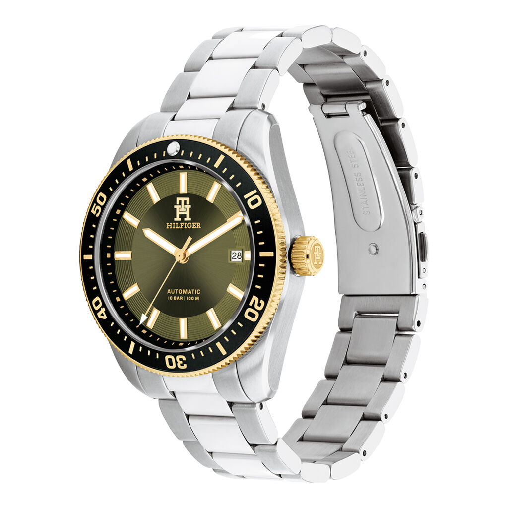 Montre Tommy Hilfiger Th 85 Auto Vert - Montres automatiques Homme | Marc Orian